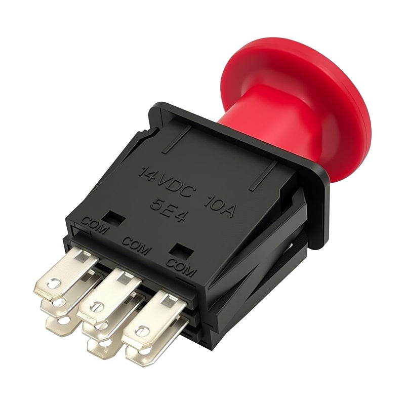 FBLOWMOD 4174684 Mower Clutch PTO Switch, 8 Terminals 10 AMP, Fit for Dixie Chopper Lawn Mower & Compatible for Classic RZT Pro Series SZT Pro Series Zee 2 RZT Mower Delta Series, Replace 500016, 430-528 - Image 1